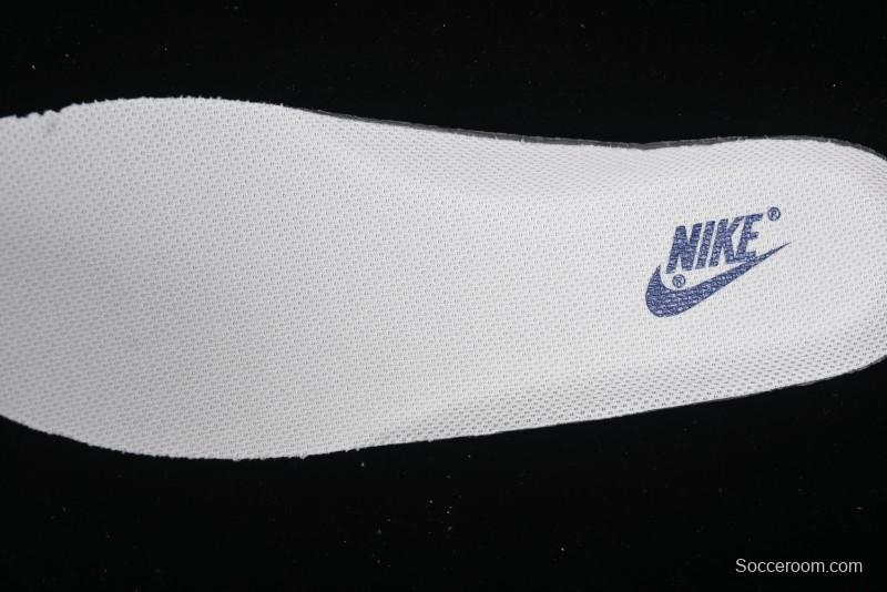 Nike Air Force 1 '07 Low Stussy Collaboration Light Blue White Transparent Swoosh Low-Top Casual Sneakers - DM6688-055