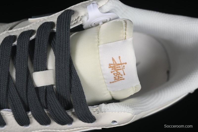 Nike Air Force 1 '07 Low Casual Sneakers in Black Pigskin - XZ6188-705