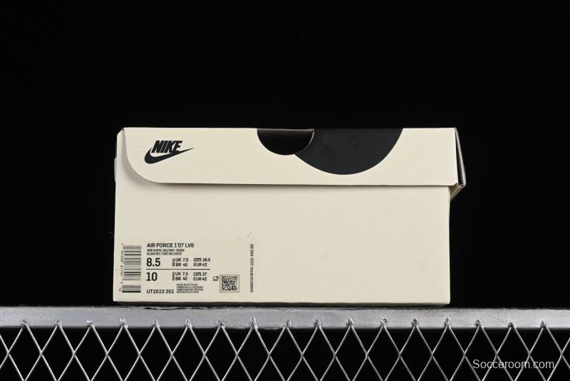 Nike Undefeated x Air Force 1'07 Low Military Green Hemp Rope Casual Sneakers - UT2023-202