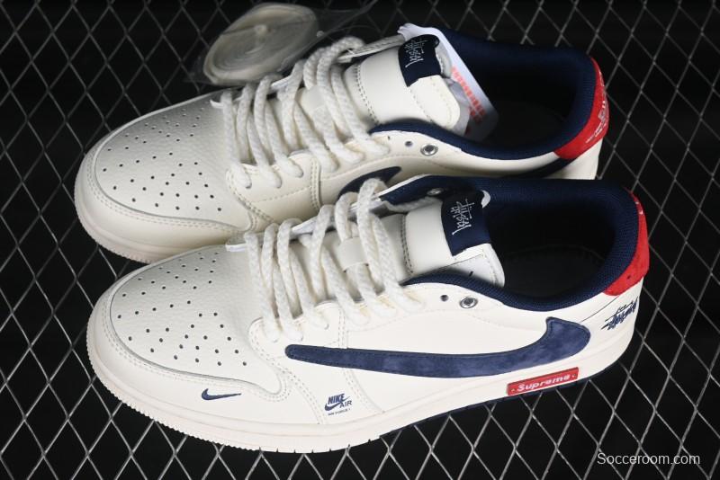 Nike Travis Scott x Fragment Design x Air Jordan 1 Low OG SP AJ1 Low Top Casual Sneakers - SJ2068-147