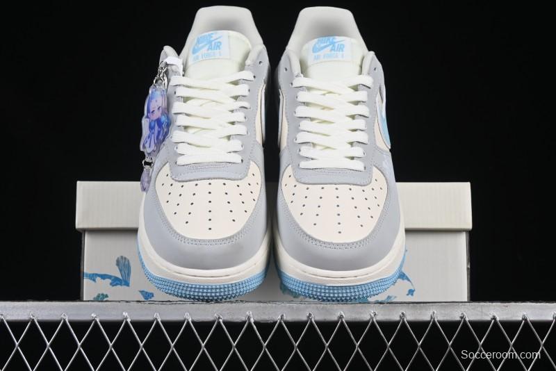Nike Air Force 1'07 Low Nezha Collaboration Magic Ball Spirit Pearl Casual Sneakers - DF0188-047