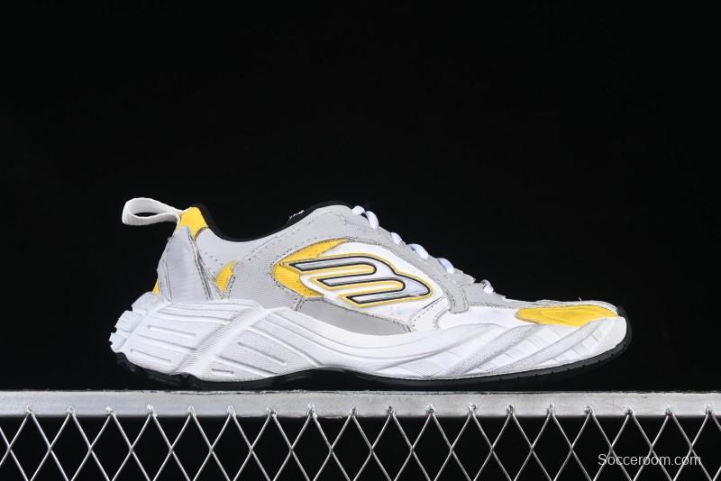 Balenciaga Monday Calf Leather Round Toe Lace-Up Low-Top Casual Shoes - WDWTS1971