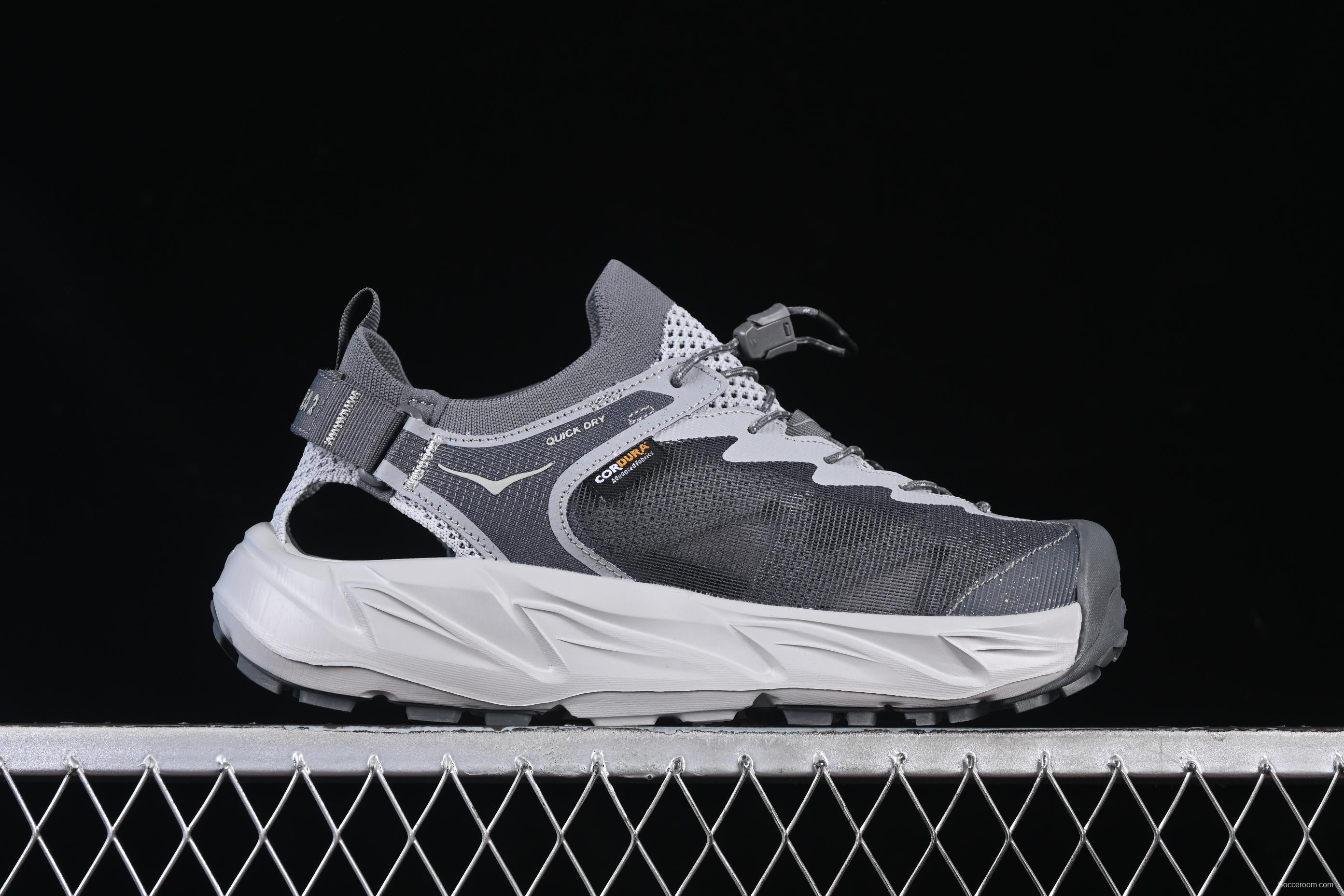 HOKA One One Hopara Gray Adventure Sandals – Trail-Ready Performance Footwear