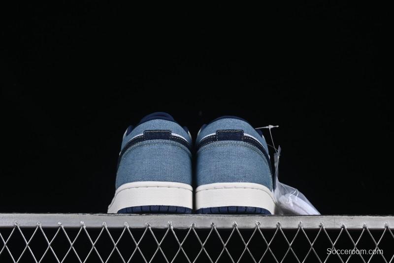 Nike Air Jordan 1 Low "Canadian Tuxedo" Basketball Shoes - IH0648-141