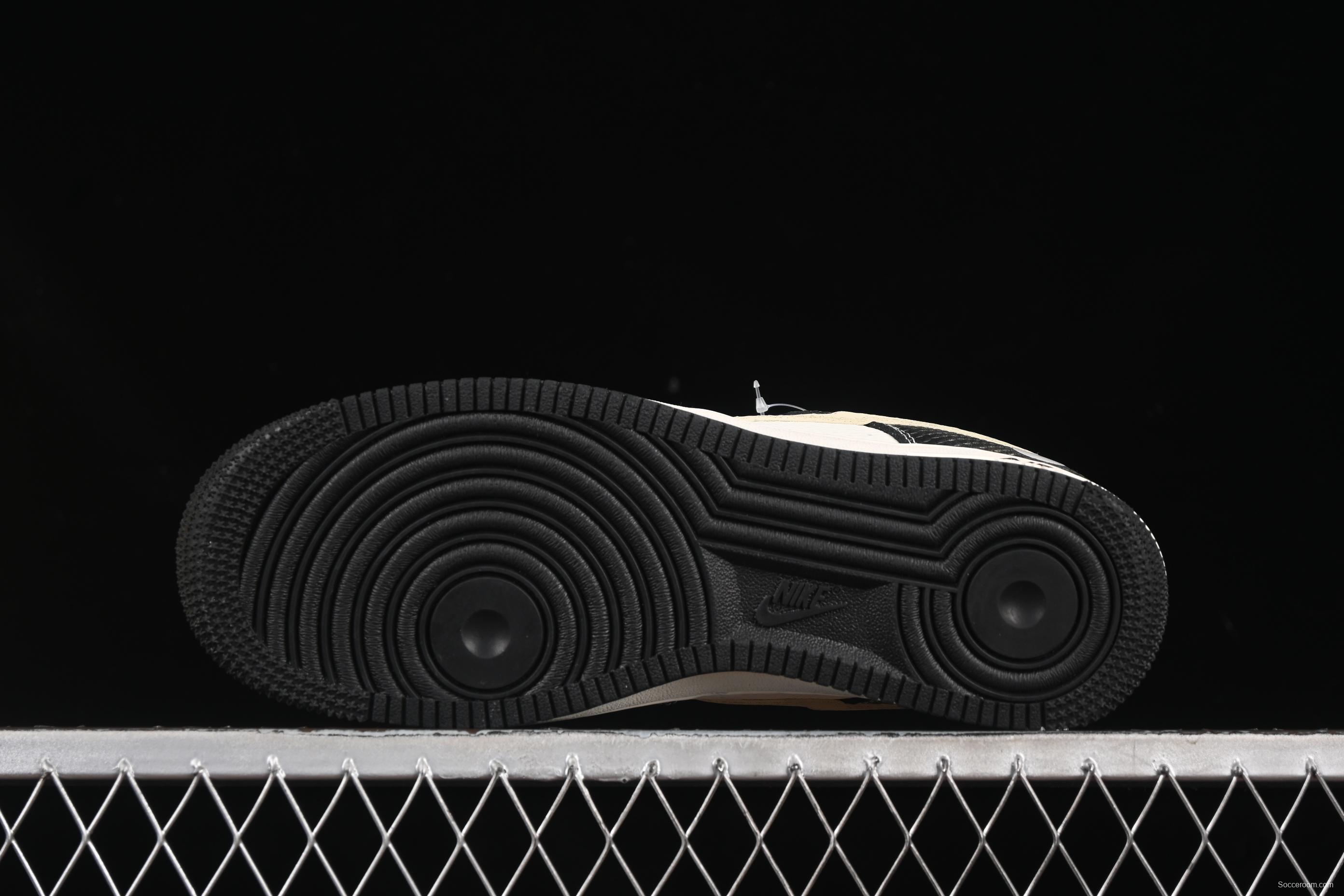 Nike Air Force 1 '07 Low Stussy Collaboration Gradient Snake Print Casual Sneakers - XS1958-556