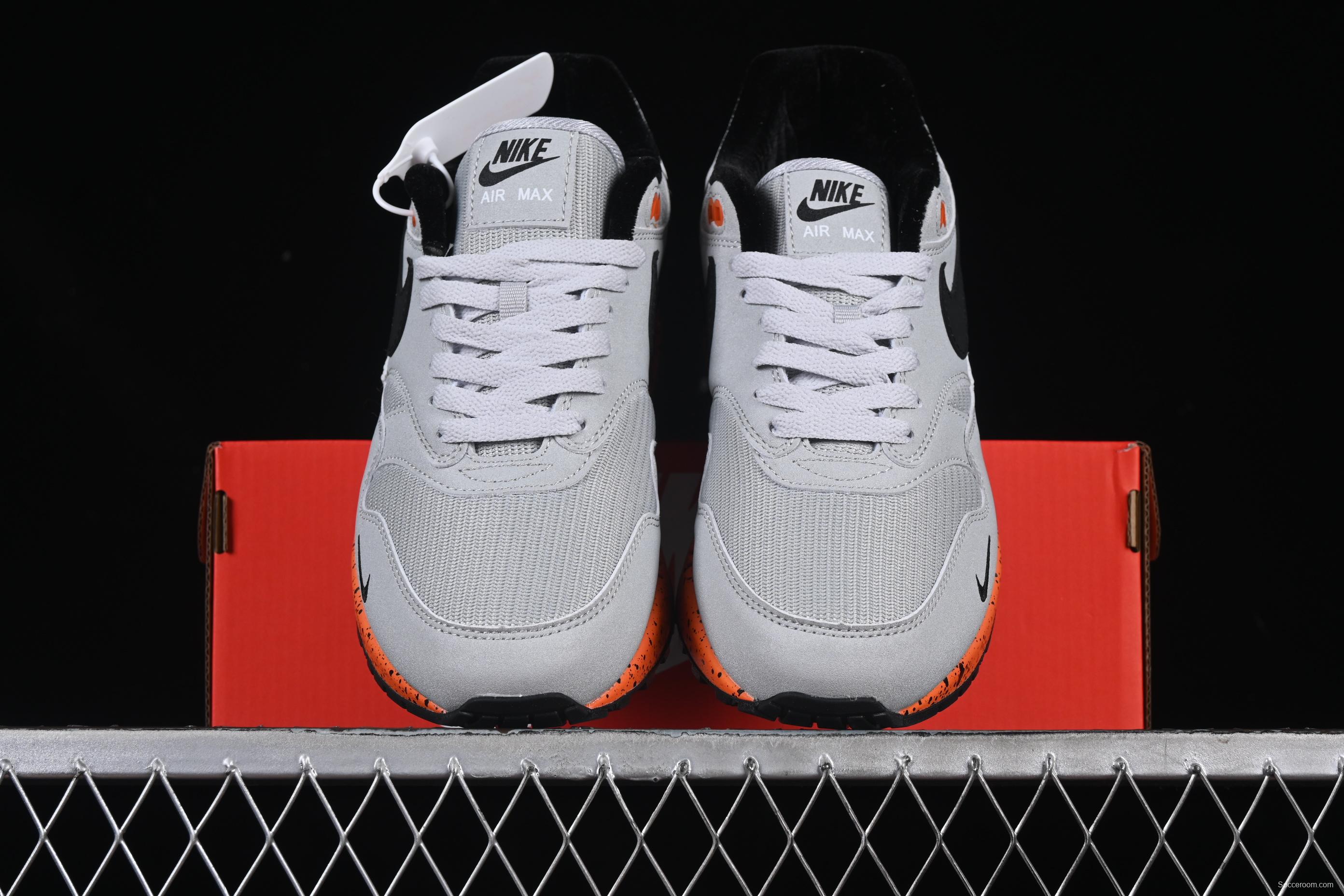 Nike Air Max 1 Retro Running Shoes with Half-Sole Air Cushion - FD2638-005