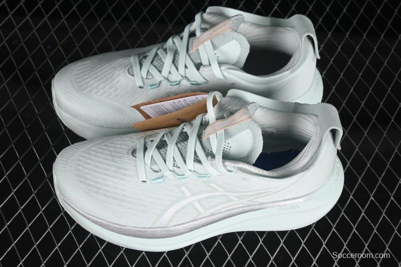 Asics Gel-Nimbus 27 Retro Breathable Casual Shoes with Cushioning for Men - 1011B958-300