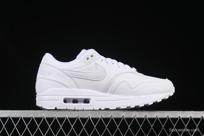 Nike Air Max 1 Retro Running Shoes with Half-Sole Air Cushion - HF8813-100