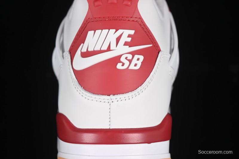 Nike SB x Air Jordan 4 OG "Varsity Red" Retro Basketball Shoes - DR5415-106