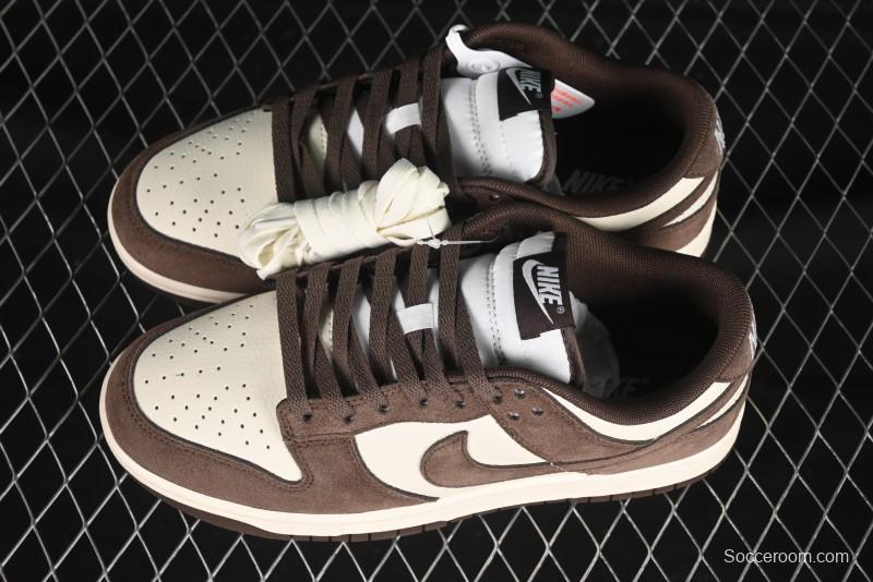 Nike SB Dunk Low White Mocha Low-Top Casual Skate Shoes - FQ8249-104