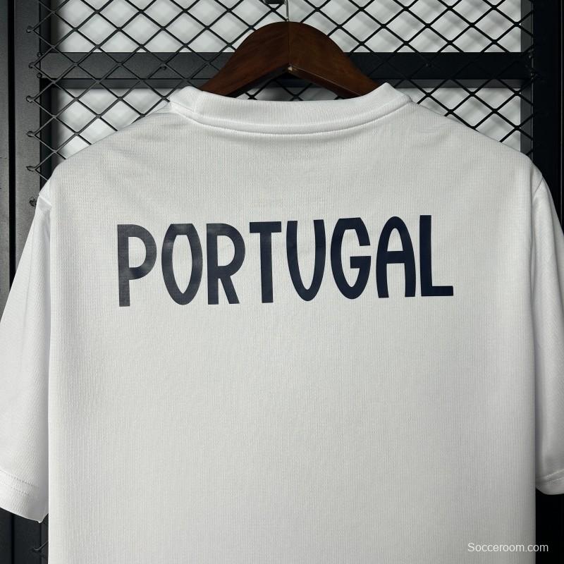 2025 Portugal White Pre-Match Jersey