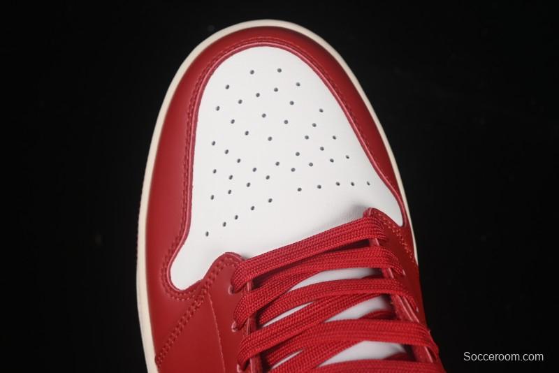 Nike Air Jordan 1 Mid AJ1 China Red Mid-Top Casual Sneakers - HJ9337-106