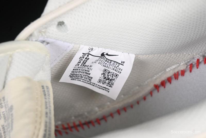 Nike Air Force 1 '07 Low Stussy Collaboration Grey Diamond Lace-Up Casual Sneakers - DM6868-072