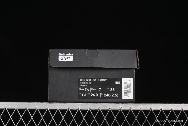 Onitsuka Tiger Mexico 66 Sabot Slip-On Sneakers with Breathable Mesh Upper - 1183C123-252