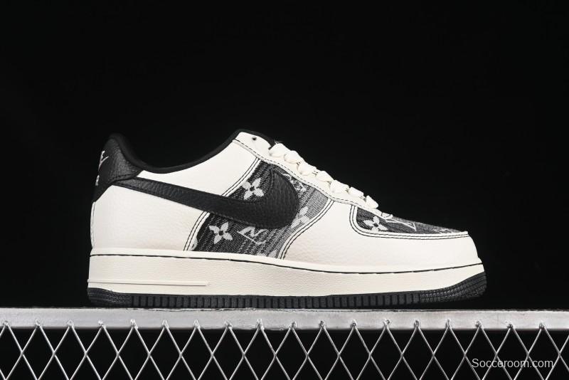 Nike Air Force 1 '07 Low LV Collaboration Cream Black Casual Sneakers - BZ6808-103