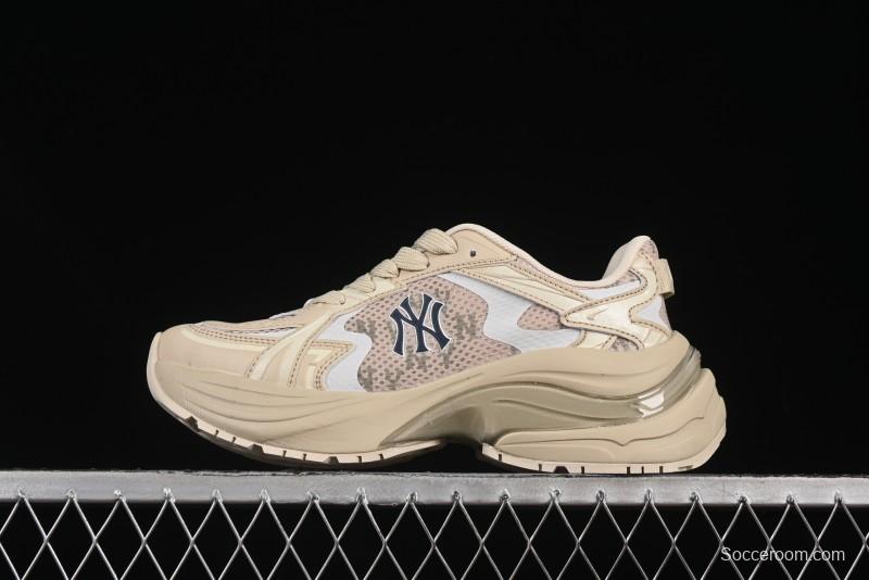 New York Yankees MLB Chunky Curve Runner Monogram Thick Sole Casual Running Shoes - 3ARNSPL5N50SAS