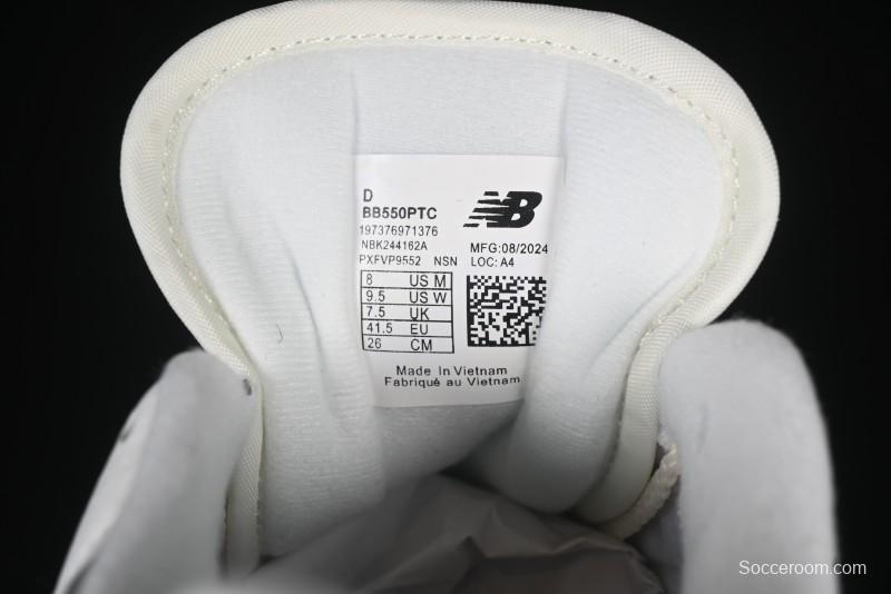 New Balance BB550 Series Leather Unisex Casual Running Shoes - BB550PTC