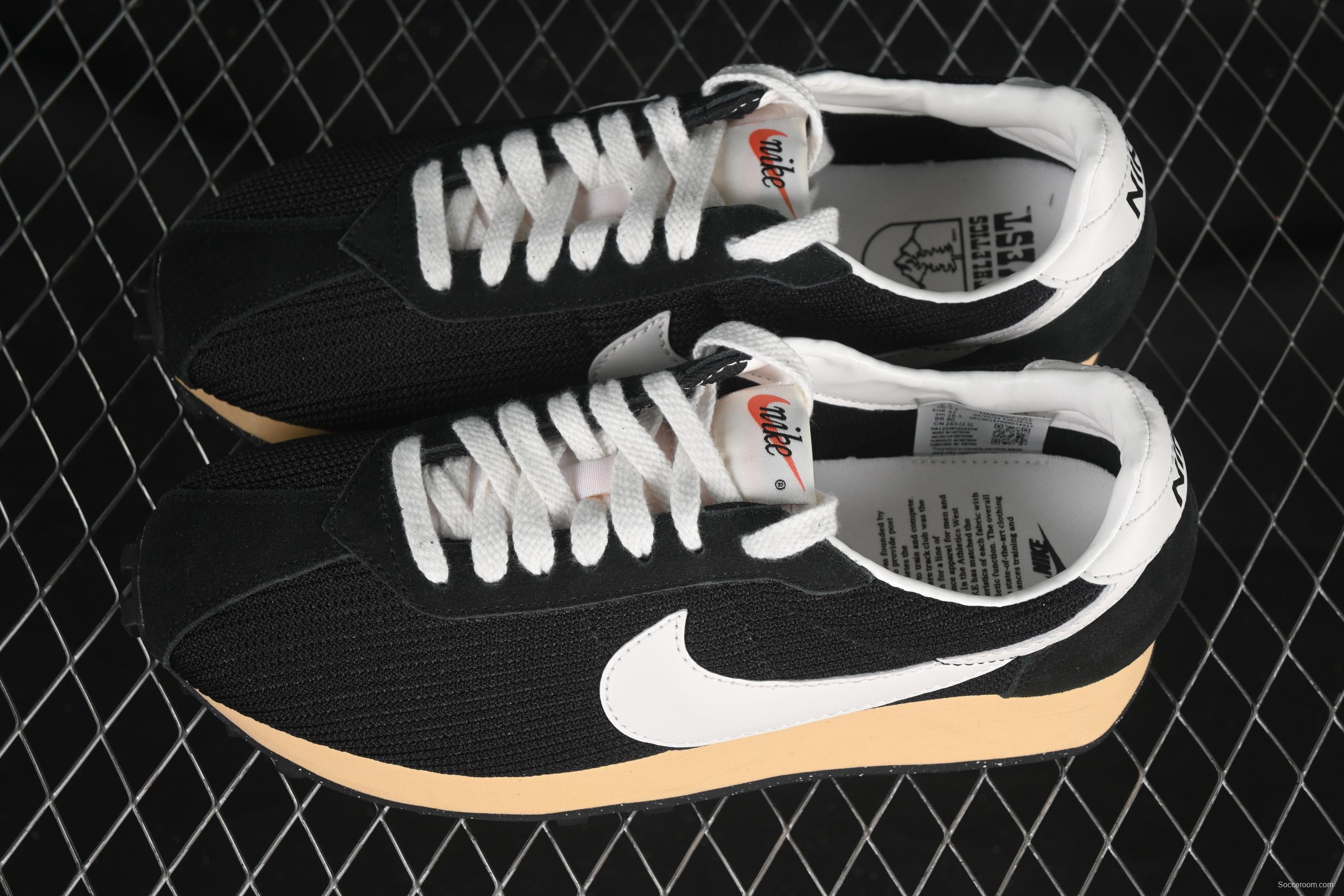 Nike Stussy Roshe Run LD-1000 Comfortable Versatile Non-Slip Wear-Resistant Waffle Low-Top Casual Running Shoes - HM0950-001