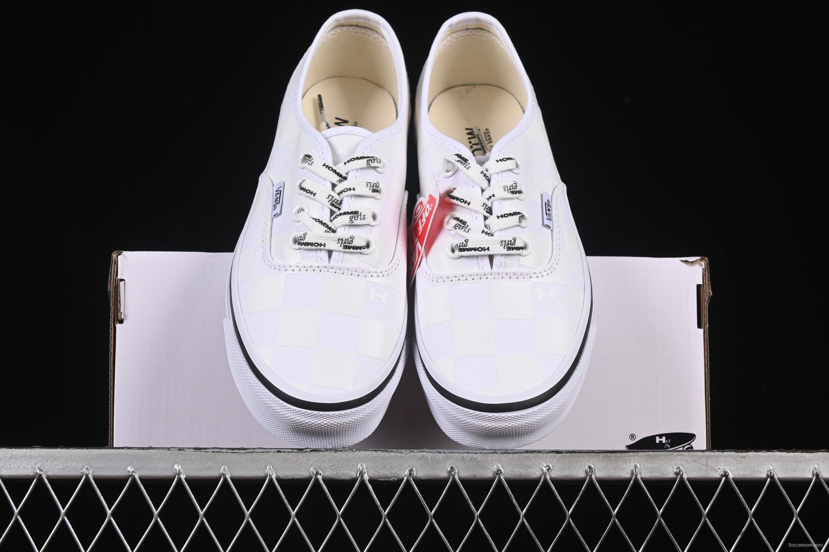 Vans Authentic 44 DX Checkerboard Slip-On Skate Shoes - VN000EEUCCZ