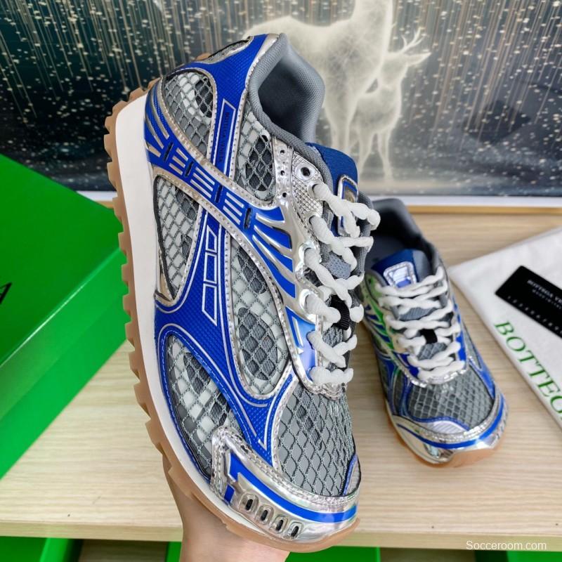 2025 Unisex BV Blue Grey Mesh Leather Running Shoes LY00310