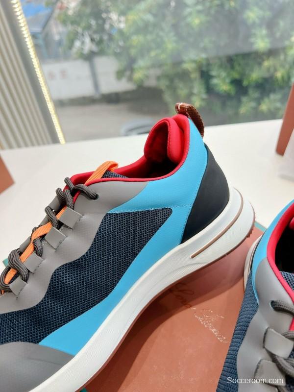 2024 Unisex Le Parmentier Blue Black Grey Knit Casual Shoes Top Version MJ00340