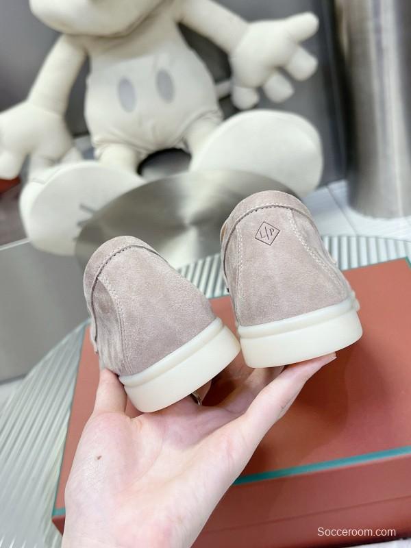 2024 Unisex Le Parmentier beige suede loafers MJ00270