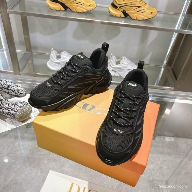 2024 Unisex Dior Black Mesh Sneakers MJ00360
