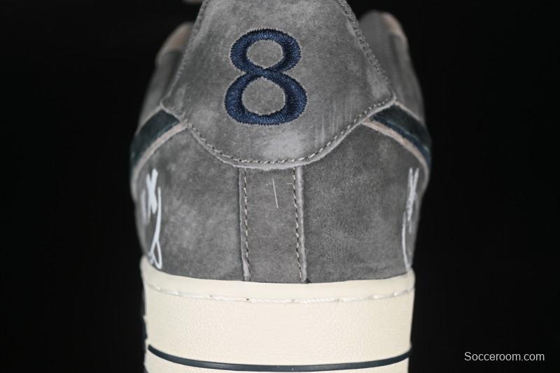 Nike Air Force 1'07 Low Grey Faced Prince Casual Sneakers - YD2452-808