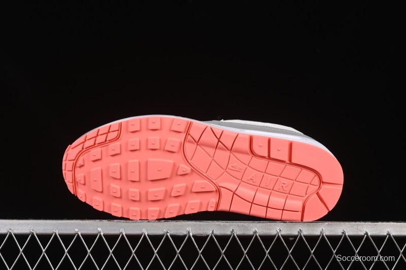 Nike Air Max 1 Retro Running Shoes with Half-Sole Air Cushion - 599820-100