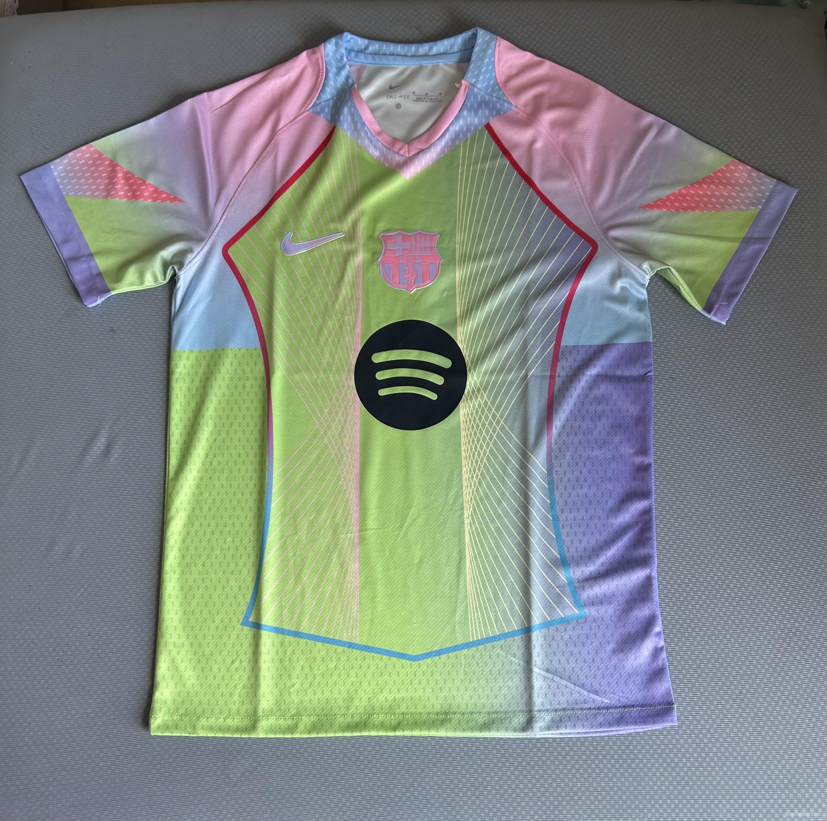25/26 Barcelona Rainbow Gradient with Spotify Jersey