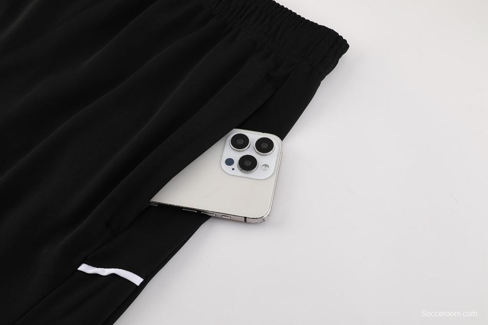 2025 NIKE Black Short Sleeve Jersey + Shorts