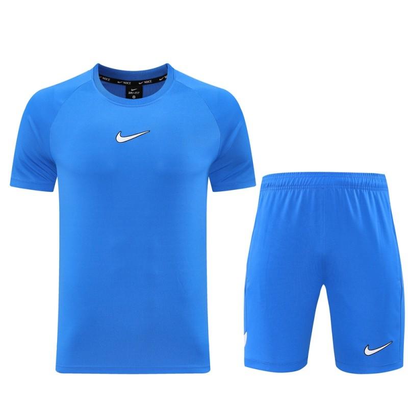 25/26 Nike Blue Short Sleeve Jersey+Shorts