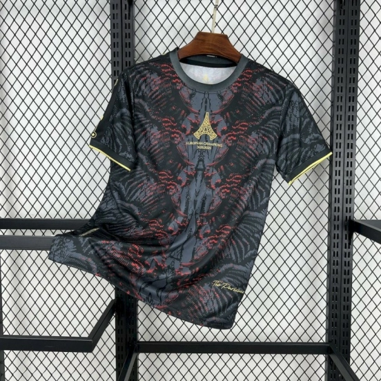 2025/26 PSG Paris Saint-Germain (CAMPEONES DE EUROPA) Grey Jersey