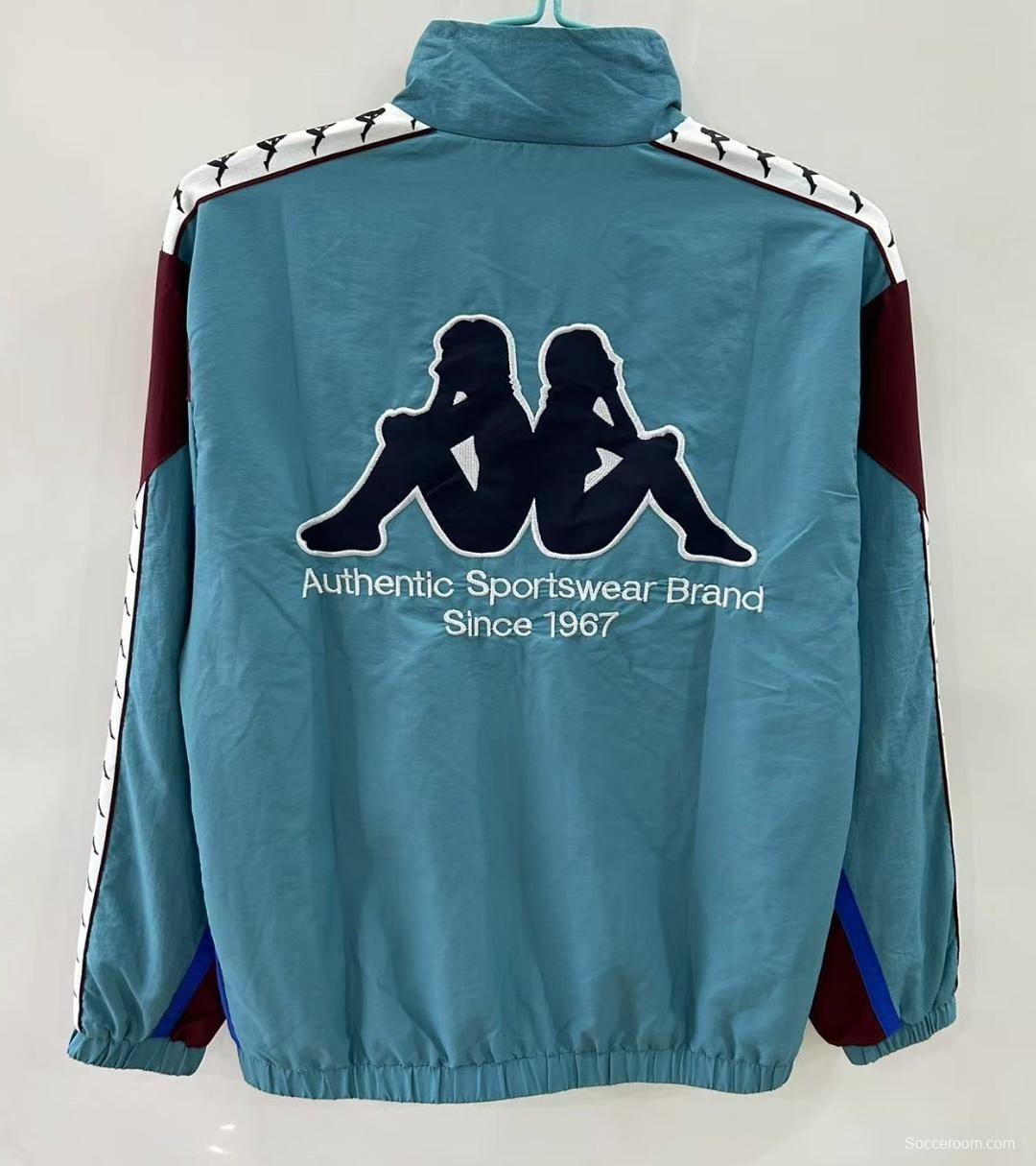 25/26 Real Madrid 1967 Style Blue Windbreaker
