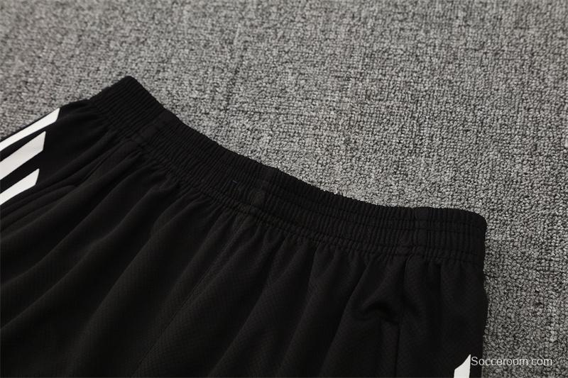 25/26 Manchester United White Purple Short Sleeve+Soccer Shorts