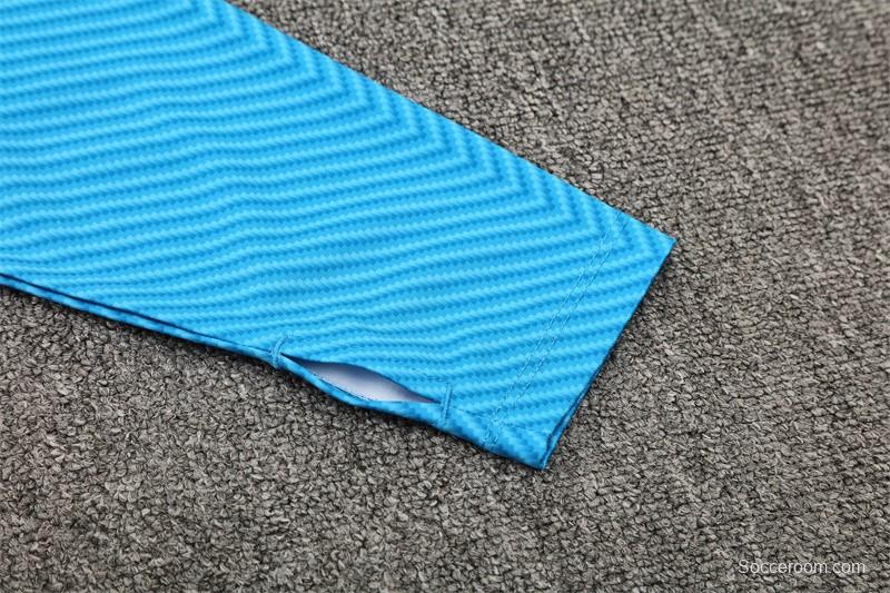 25/26 Napoli Light Blue Camouflage Half Zipper Jacket+Long Pants