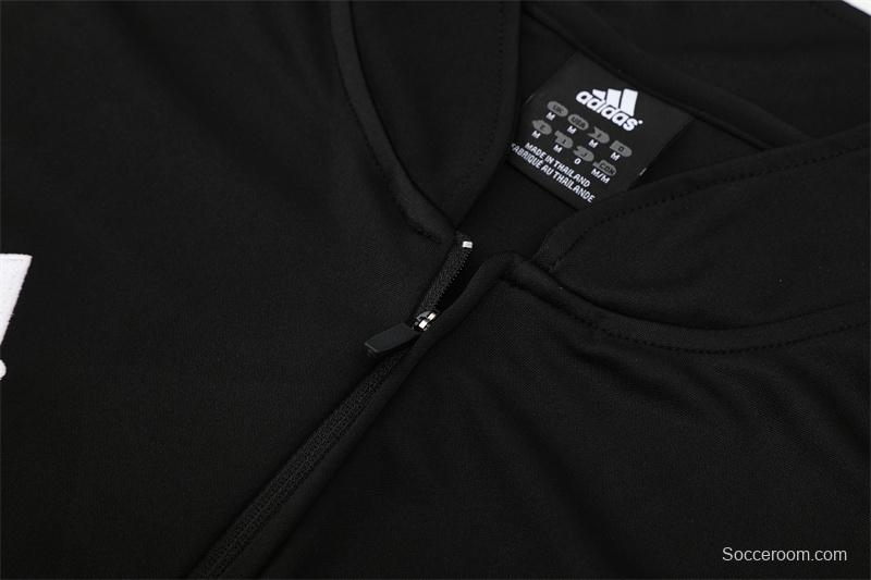 Retro 03/04 AC Milan Black Half Zipper Jacket