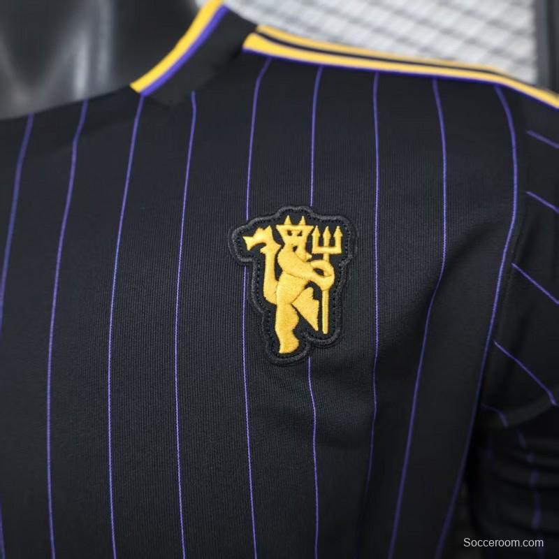 Player Version 25/26 Manchester United Black Casual Jersey