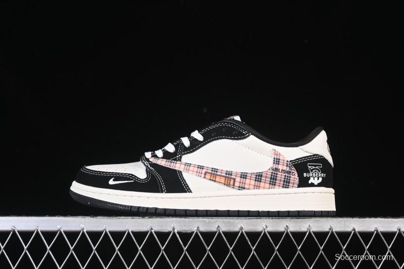 Nike Travis Scott x Fragment Design x Air Jordan 1 Low OG SP AJ1 Low-top Casual Sneakers - XS2025-048