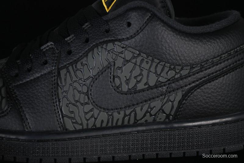 Nike Air Jordan 1 Low Elephant Print Casual Sneakers - IM6568-010