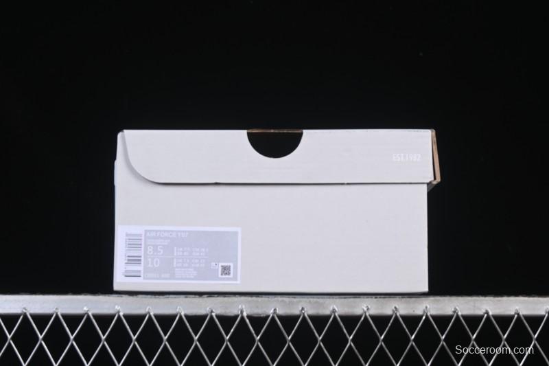 Nike Air Force 1'07 Low Flyknit Black Green Casual Sneakers - CI0051-600