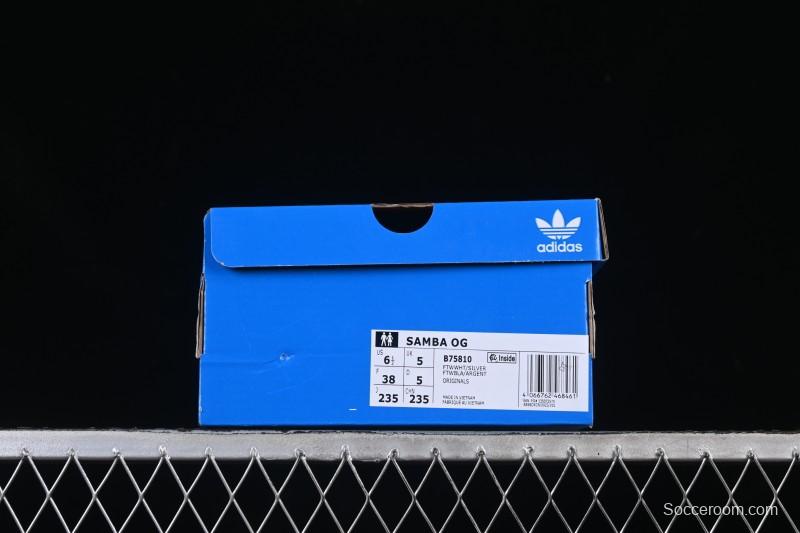 Adidas Samba OG Classic Casual Sneakers - B75810