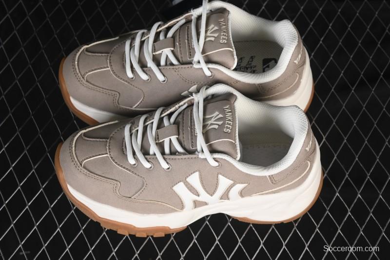 New York Yankees Bigball Chunky Vintage Window Platform Sneakers - 3ASHVT35N50BRS