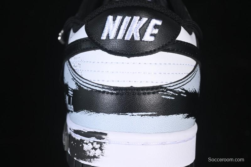 Nike SB Dunk Low Strap Custom Low-Top Casual Skate Shoes - DD1391-100
