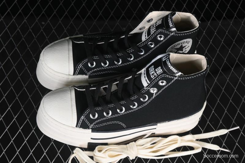 Rick Owens Drkshdw Converse Chuck 70 High Top Platform Casual Canvas Shoes - A06754C