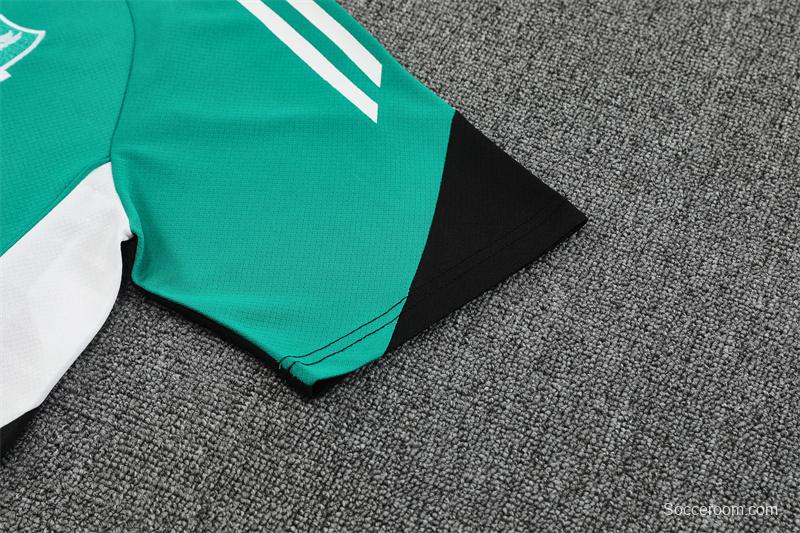 25/26 Liverpool Green Short Sleeve with XS Short Sleeve Jersey+Shorts