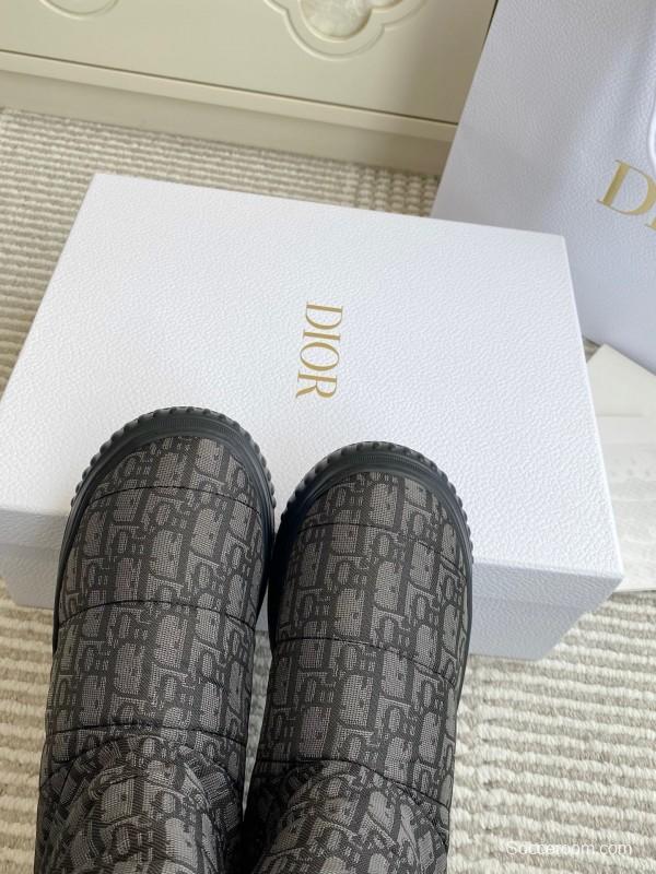 Dior Frost Ankle Boots Wool Platform Snow Boots - KFY00300