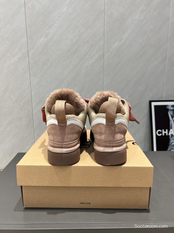 UGG Platform Loafers Series Round Toe Chunky Sole Casual Shoes - MJ00270