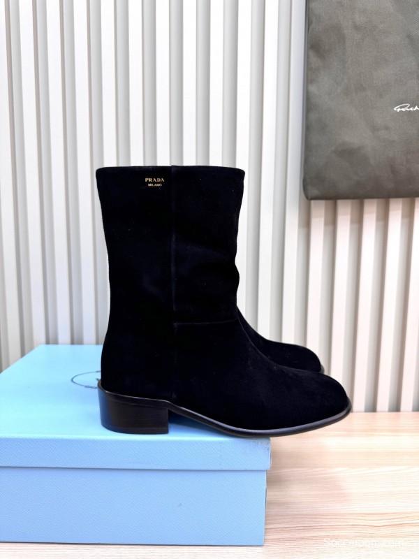 Prada 2025 SS Mid Boots - LY0370