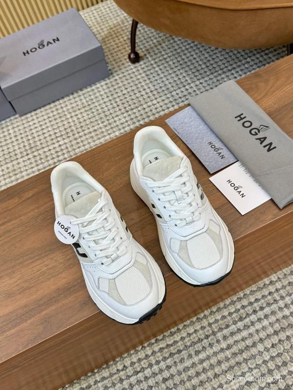 Hogan H-STRIPES Series Couple Thick Sole Dad Shoes Casual Sneakers - LY00370/LY00380